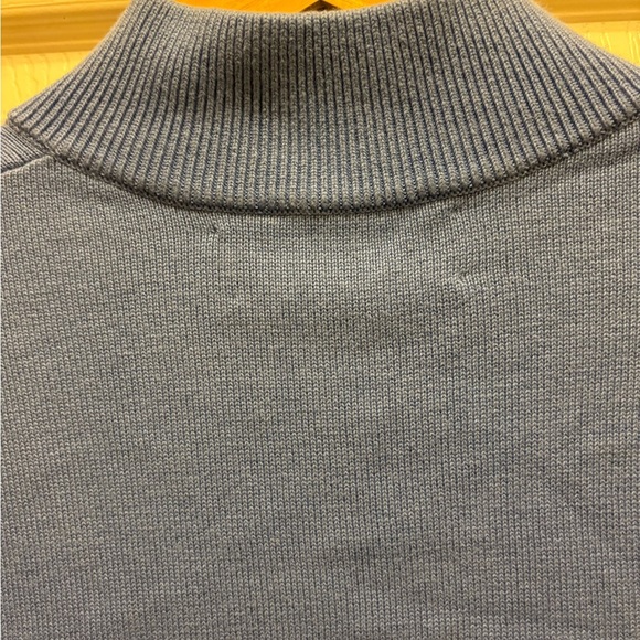 Vineyard Vines Men’s Light Blue Cotton Quarter-Zip Sweater Size Small - Picture 12 of 14